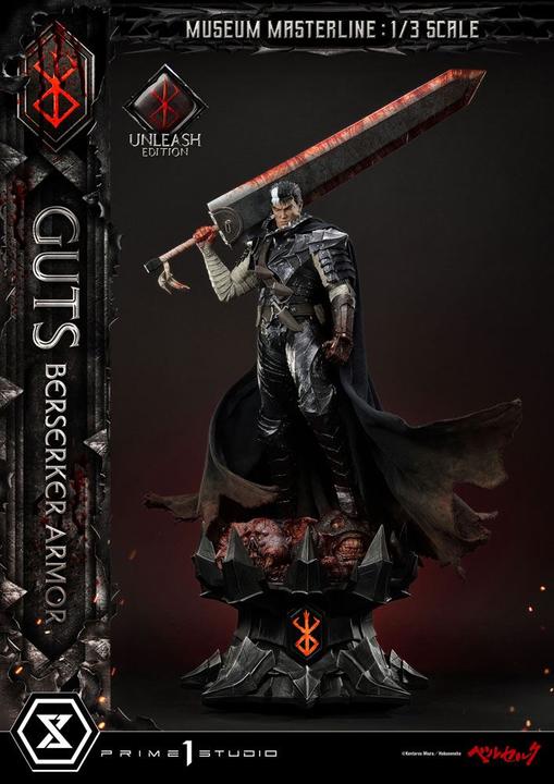 Image du produit Prime 1 Studio Berserk statuette Museum Masterline 1/3 Guts Berserker Armor Unleash Edition 121 cm