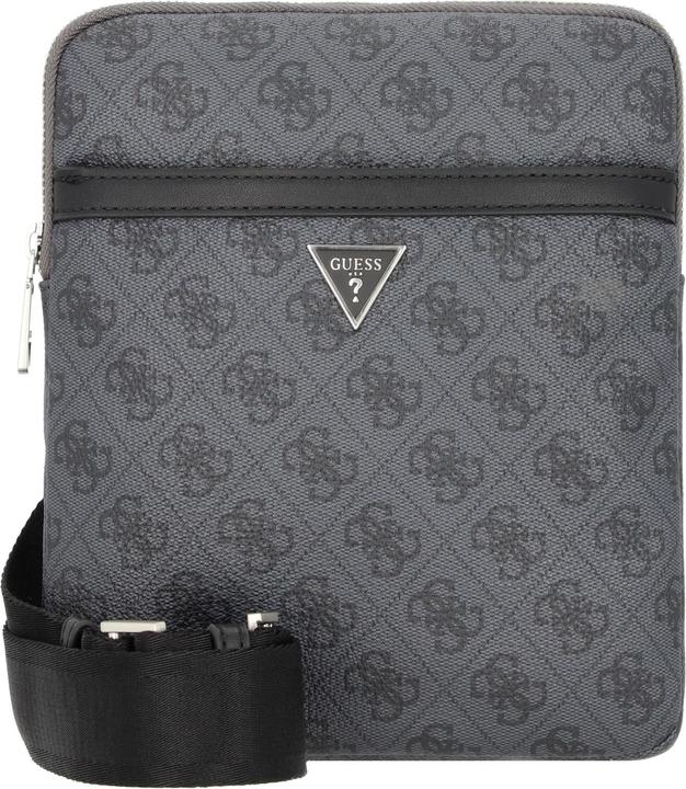 Actual product image Guess Vezzola Grain Double Crossbody Flat Shoulder Bag