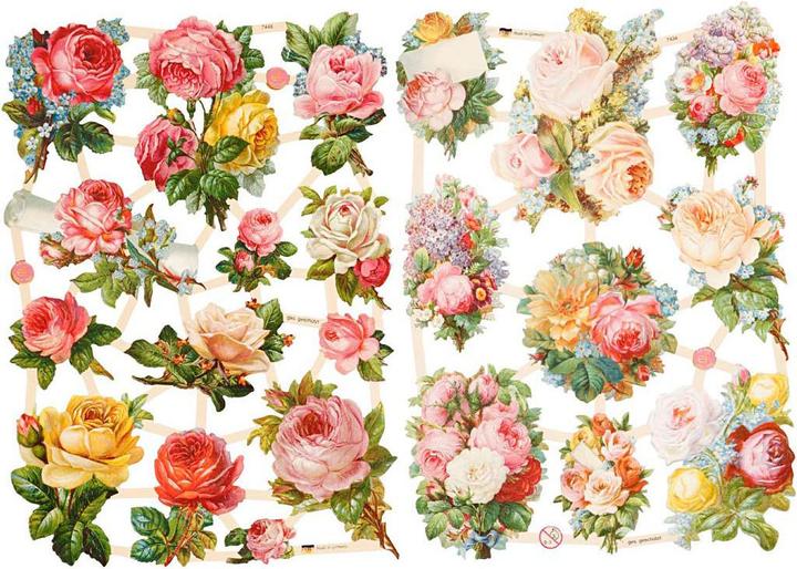 Creativ Company Immagini lucide vintage "Rose (1 x)