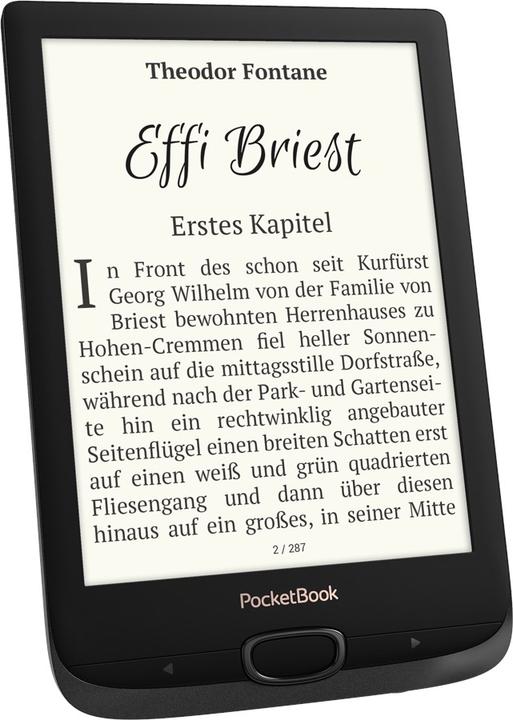 Immagine prodotto PocketBook Basic Lux 2 nero ossidiana nera (6", 8 GB, Obsidian Black)