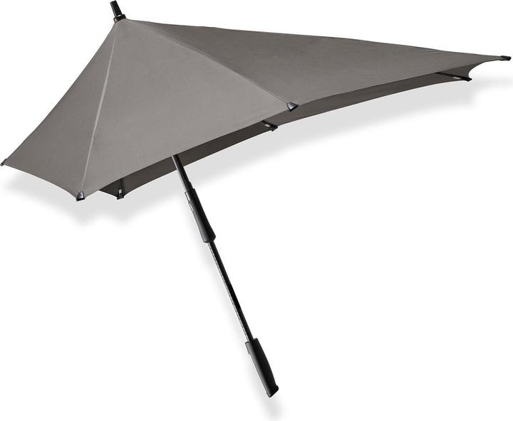 Senz Stick Storm Regenschirm, XXL, Silk Grau