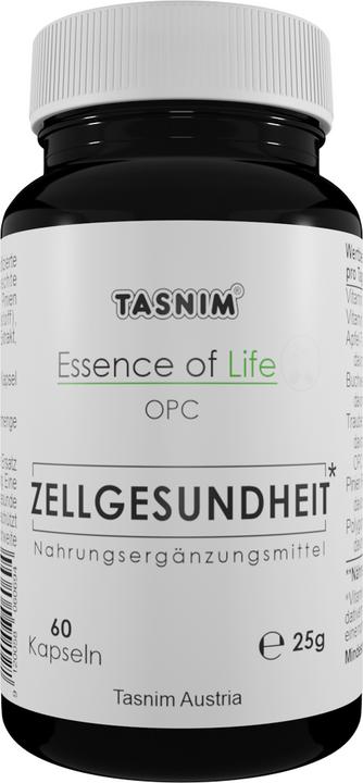 Produktbild Tasnim OPC ESL – Zellgesundheit + Vitamin C – 60 Kapseln (60 Stück, Kapseln, 25 g)
