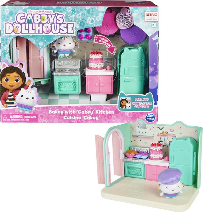 Spin Master Gabby's Dollhouse Deluxe Room Cakey's Kitchen