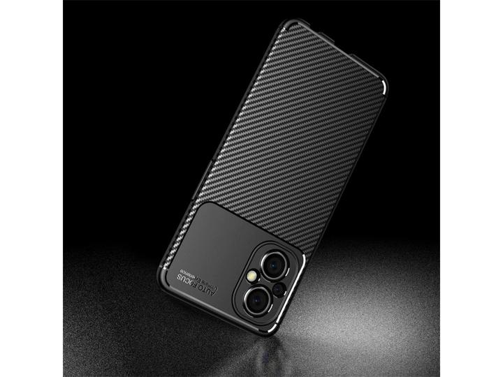 Actual product image Screenguard Oppo Reno8 Lite 5G Hull Carbon Design TPU Case (Oppo Reno 8 Lite 5G)