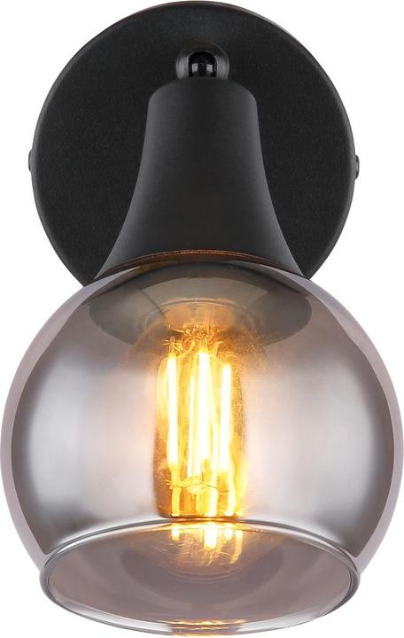 Produktbild Globo Strahler Metall Schwarz Matt, 1xe14 (E14)