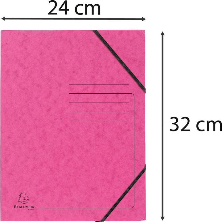 Actual product image Exacompta Collection folder with elastic band (A4, 625 x)