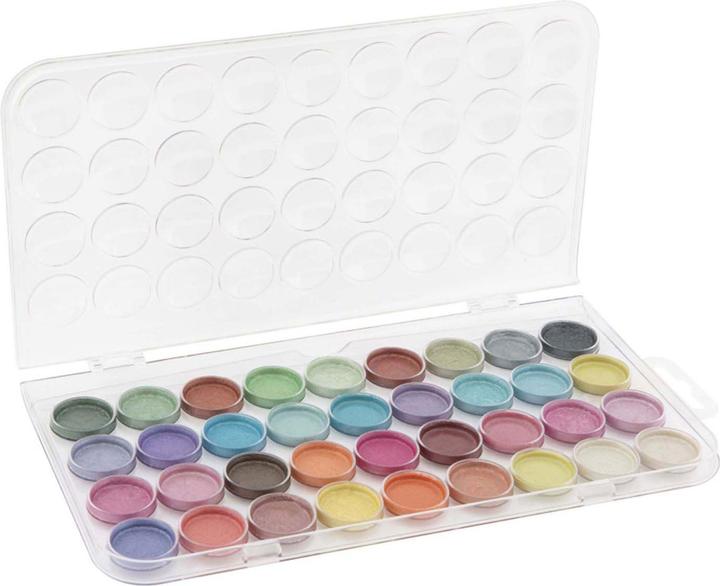 Actual product image Grafix Metallic watercolour palette, 36 colours (Metallic watercolour palette)