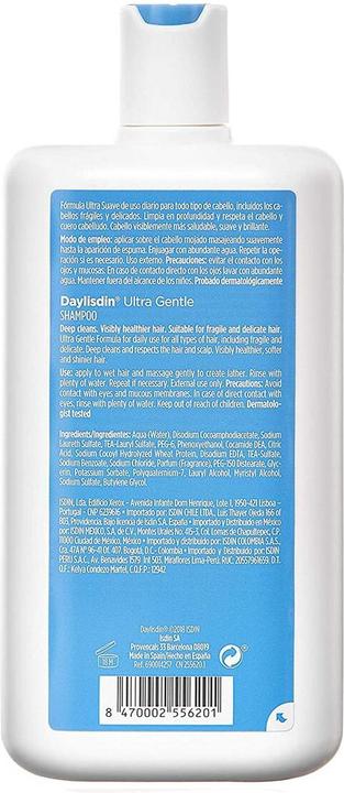 Immagine prodotto Isdin Daylisdin Shampoo Ultra Delicato Uso Frequente 400ml (400 ml, Shampoo liquido)