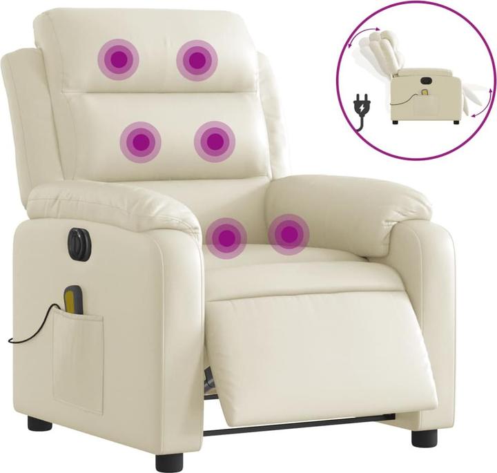 Immagine prodotto VidaXL Sedia da massaggio elettrica in similpelle