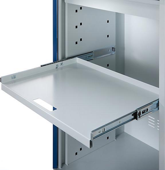 Image du produit Eurokraft Poste de travail informatique, tôle d'acier