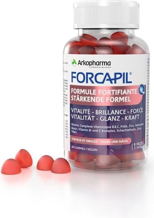 Actual product image Arkopharma Forcapil Gummies Haare und Nägel (60 Piece, Gummies, 192 g)