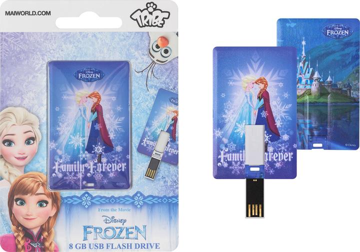 Image du produit Tribe Frozen Family Forver Clé USB USB type A 2.0 Multicolore (8 Go, USB-A)