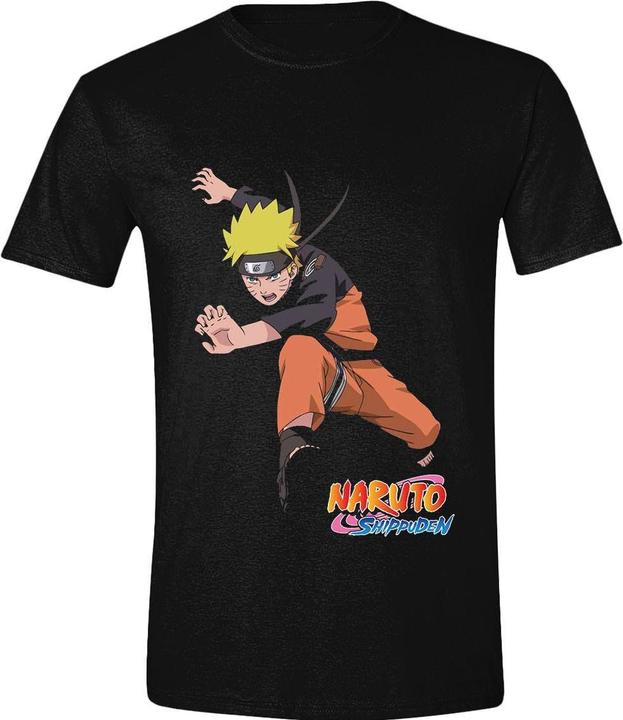 Actual product image Death Note Naruto Shippuden T-shirt Naruto Running (M) (M)