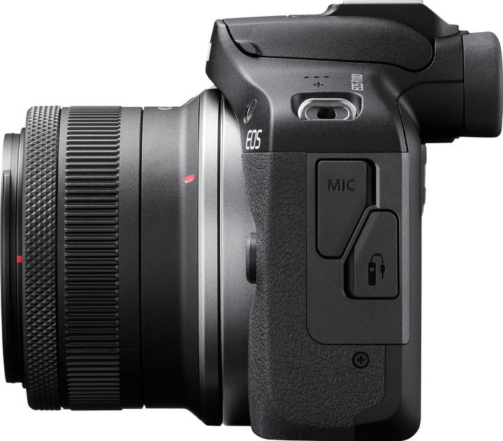 Actual product image Canon EOS R100 + RF-S 18-45mm F4.5-6.3 IS STM (18 - 45 mm, 24.10 Mpx, APS-C / DX)