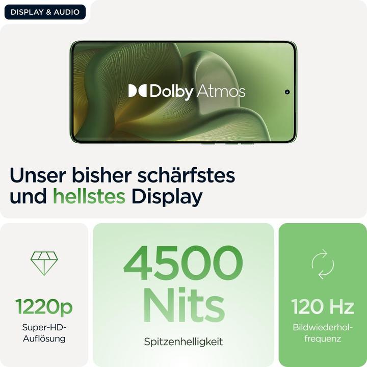 Productafbeelding Motorola Rand 60 (512 GB, Pantone klaver, 6.67", Dubbele SIM, 50 Mpx, 5G)