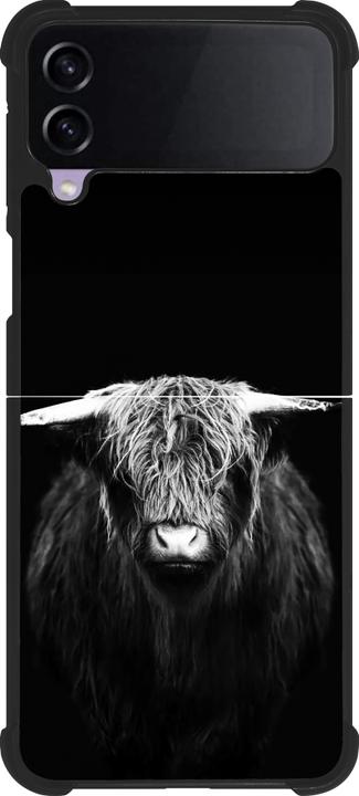 Immagine prodotto PhoneLook Coprire il silicone nero Highland calf nero (Samsung Galaxy Z Flip4)