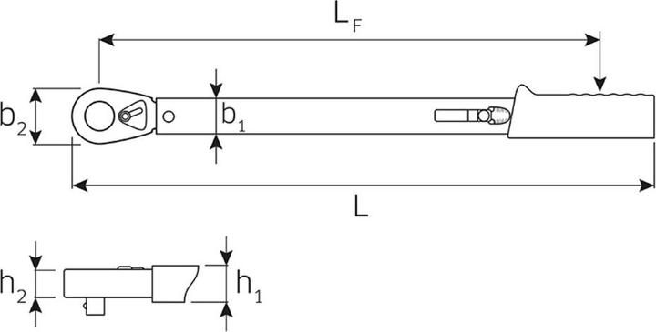 Actual product image Stahlwille 721QR (1/2", 40 Nm, 200 Nm)