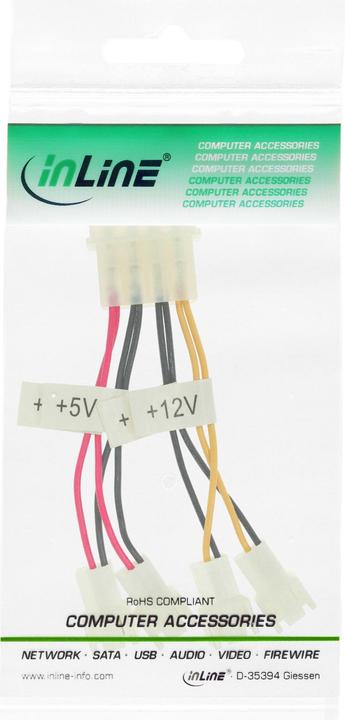 Produktbild InLine Lüfter Adapterkabel