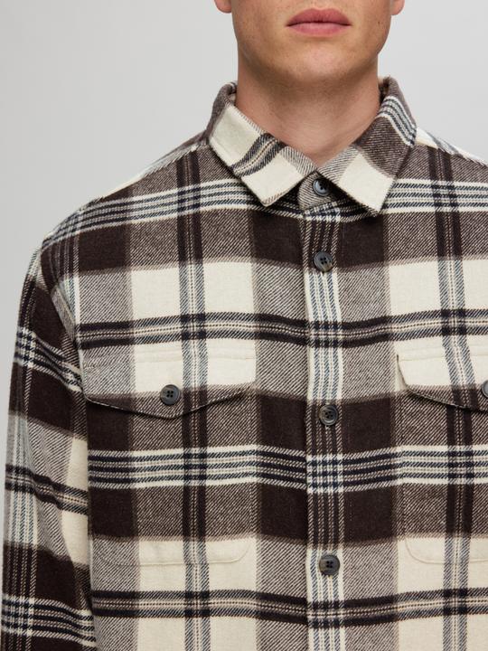 Actual product image Selected Homme Plaid overshirt (S)