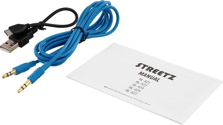 Produktbild Streetz BT200 (keine Geräuschunterdrückung, 120 h, Kabellos, Kabelgebunden)