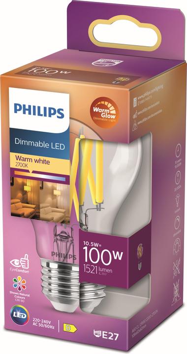 Actual product image Philips LED EyeComfort (E27, 10.50 W, 1521 lm, 1 x, D)