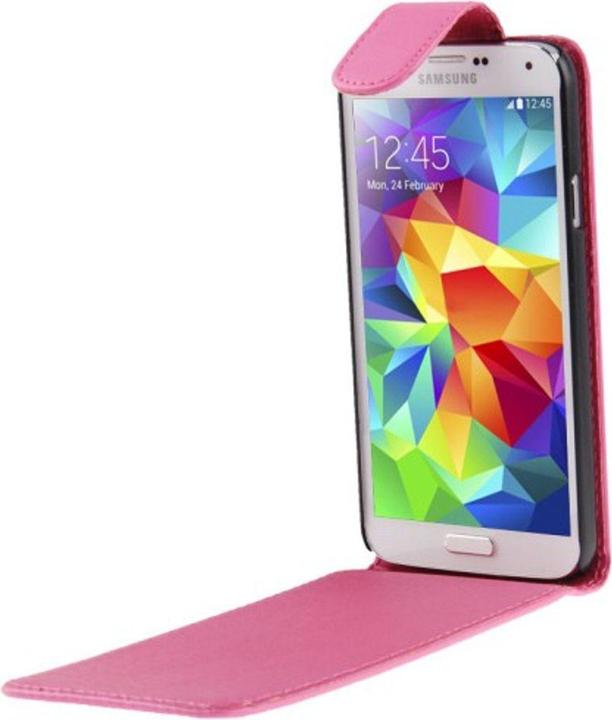 Produktbild König Design Flip Handy Tasche Case für Handy Samsung Galaxy S5 / S5 Neo Pink (Samsung Galaxy S5 Neo, Samsung Galaxy S5)