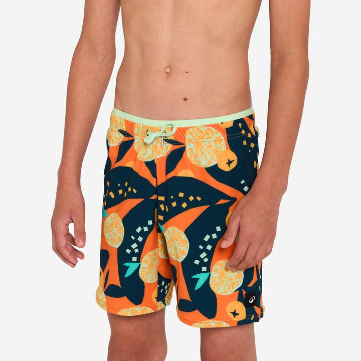 Actual product image Nabaiji Schwimmshorts Jungen lang - 100 Hotu orange (10)