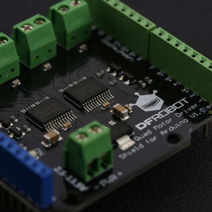 Produktbild DFRobot Quad DC Motor Driver Shield für Arduino