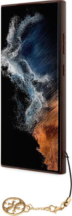 Productafbeelding Guess 4G Bedels Hoesje voor Samsung Galaxy S24 Ultra - bruin (Samsung Galaxy S24 Ultra)