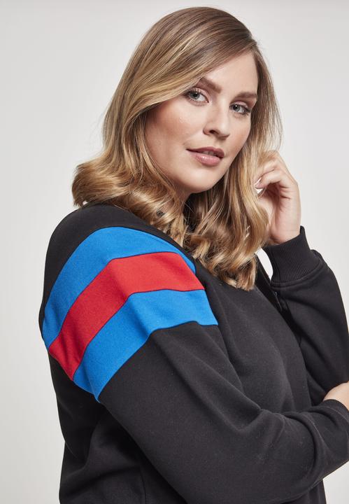 Immagine prodotto Urban Classics Girocollo con maniche a strisce da donna (4XL)