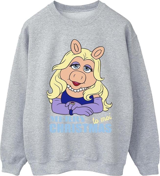 Disney Muppets Miss Piggy Queen of Holidays Sweatshirt (XL)