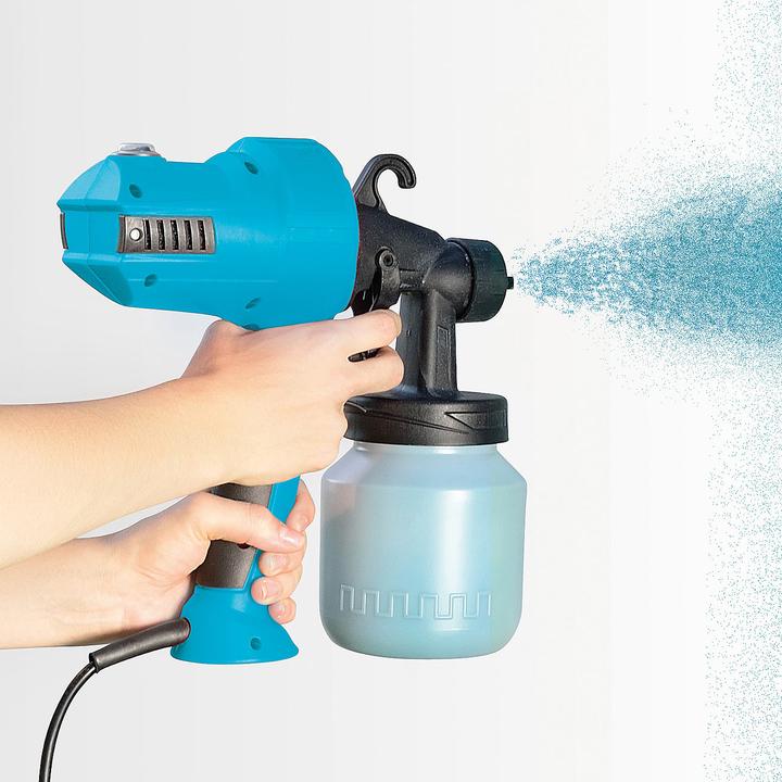 Produktbild AGT Elektrische Farbspritzpistole für Möbel und Türen, 450 Watt, 800 ml