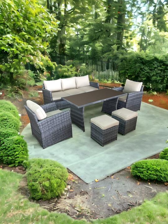 Produktbild Jet-Line Gartenmöbel Loungemoebel Havanna grau Lounge