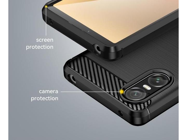 Produktbild Screenguard Carbon Brushed Soft Cover (Sony Xperia 10 VI)