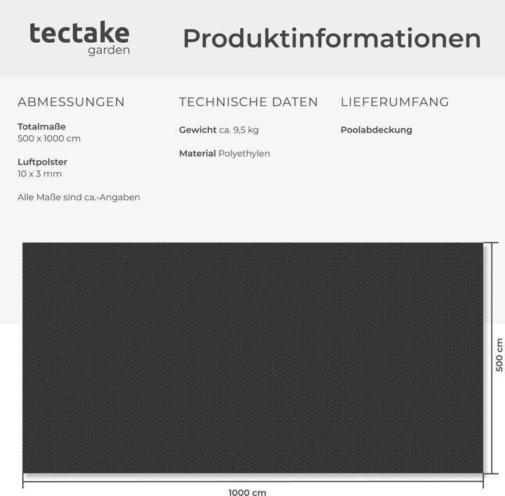 Produktbild tectake Poolabdeckung