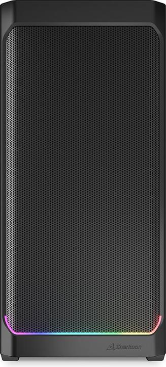 Actual product image Sharkoon AK4 Black ATX (black) (mATX, Mini-ITX, ATX)