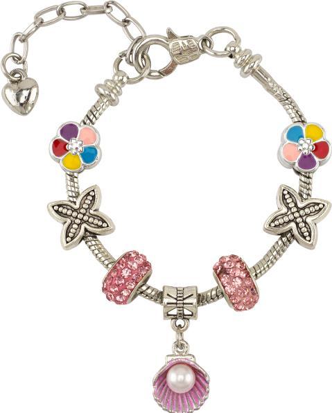 Ulysse Couleurs d'Enfance Sehr schönes Armband mit Perlen Motiv (Metall)
