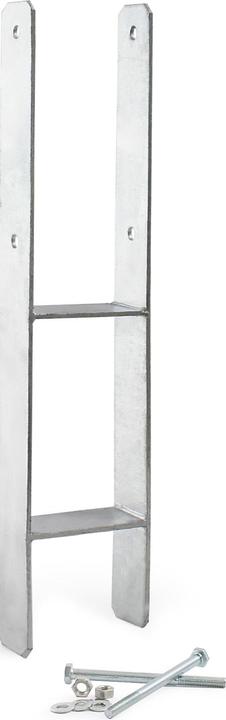 Produktbild XPOtool Pfostenträger feuerverzinkt 71x600mm H-Anker Pfostenanker Pfostenschuh