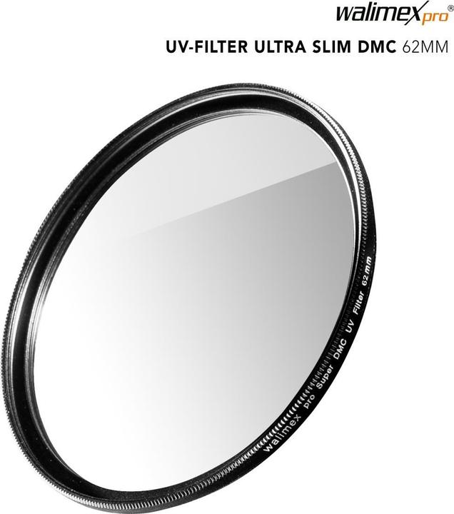 Immagine prodotto Walimex pro per filtro UV Slim Super DMC 62mm (62 mm, Filtro UV, 62 mm)