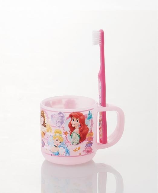 Actual product image Disney Princess mug with stand & toothbrush set (Soft, 1 x)
