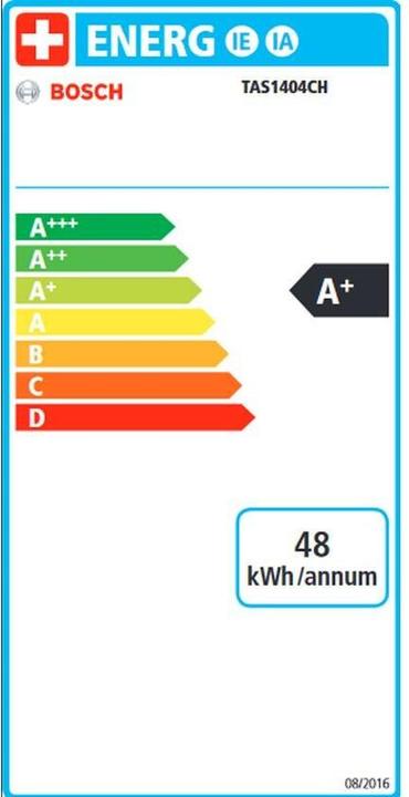Energie-Label Bosch Hausgeräte Vivy 2 (Tassimo)