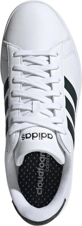 Actual product image adidas Mens Grand Court 2.0 Synthetic Leather Trainers (41.5)