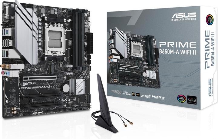 ASUS PRIME B650M-A WIFI II (AM5, AMD B650, mATX)