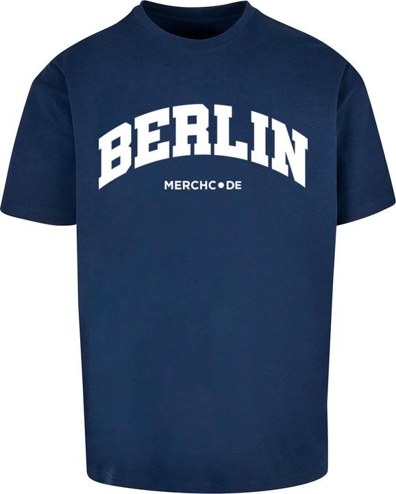 Actual product image Merchcode Berlin Wording - Heavy Oversize Tee - 117503 (XXL)