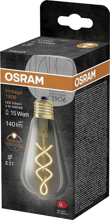 Actual product image Ledvance LED vintage lamp (E27, 4 W, 140 lm, 4 x, G)