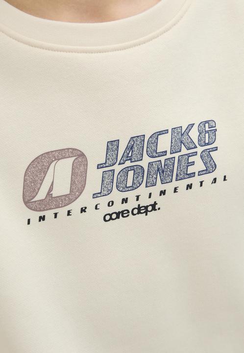 Actual product image Jack & Jones Jcotier Print Sweat Crew Neck Sn Jnr (176)