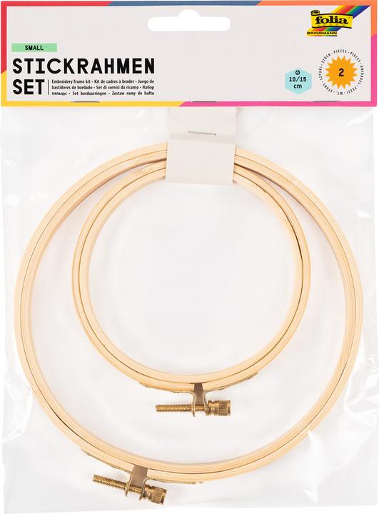 Actual product image Folia Embroidery hoop set