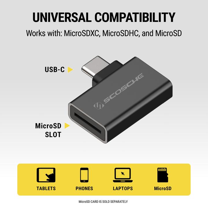 Produktbild Scosche Strikeline USB-C microSD-Karte Adapter (USB-C)