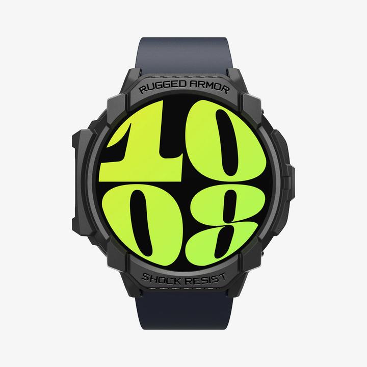 Actual product image Spigen Rugged Armor Samsung Watch 7 44mm czarny/black ACS08337