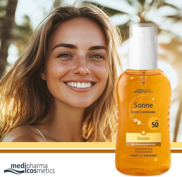 Actual product image Dr. Theiss Sun Schu+braeu Bro Lsf50, 200 ml SPR (Sun spray, SPF 50, 200 ml)
